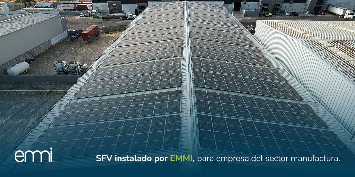 SFV instalado por EMMI