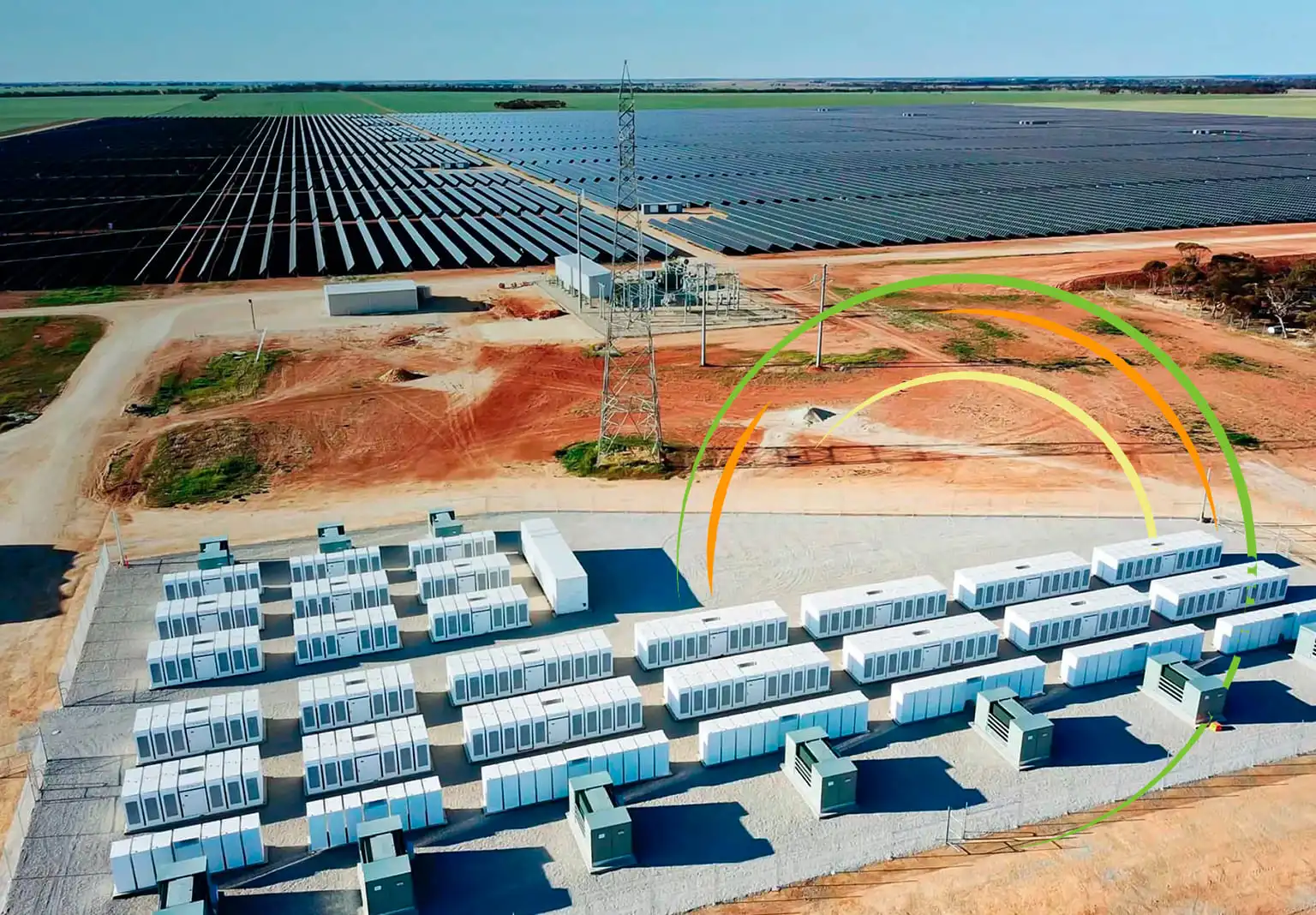 Bess-con-paneles-solares