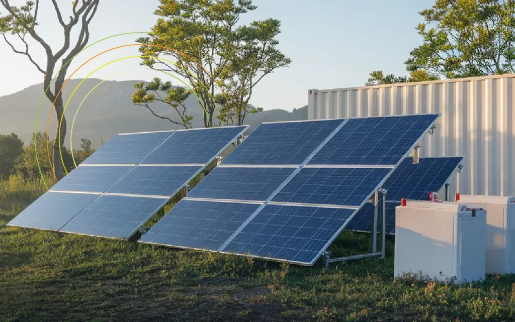 Paneles-solares-y-baterías-de-almacenamiento