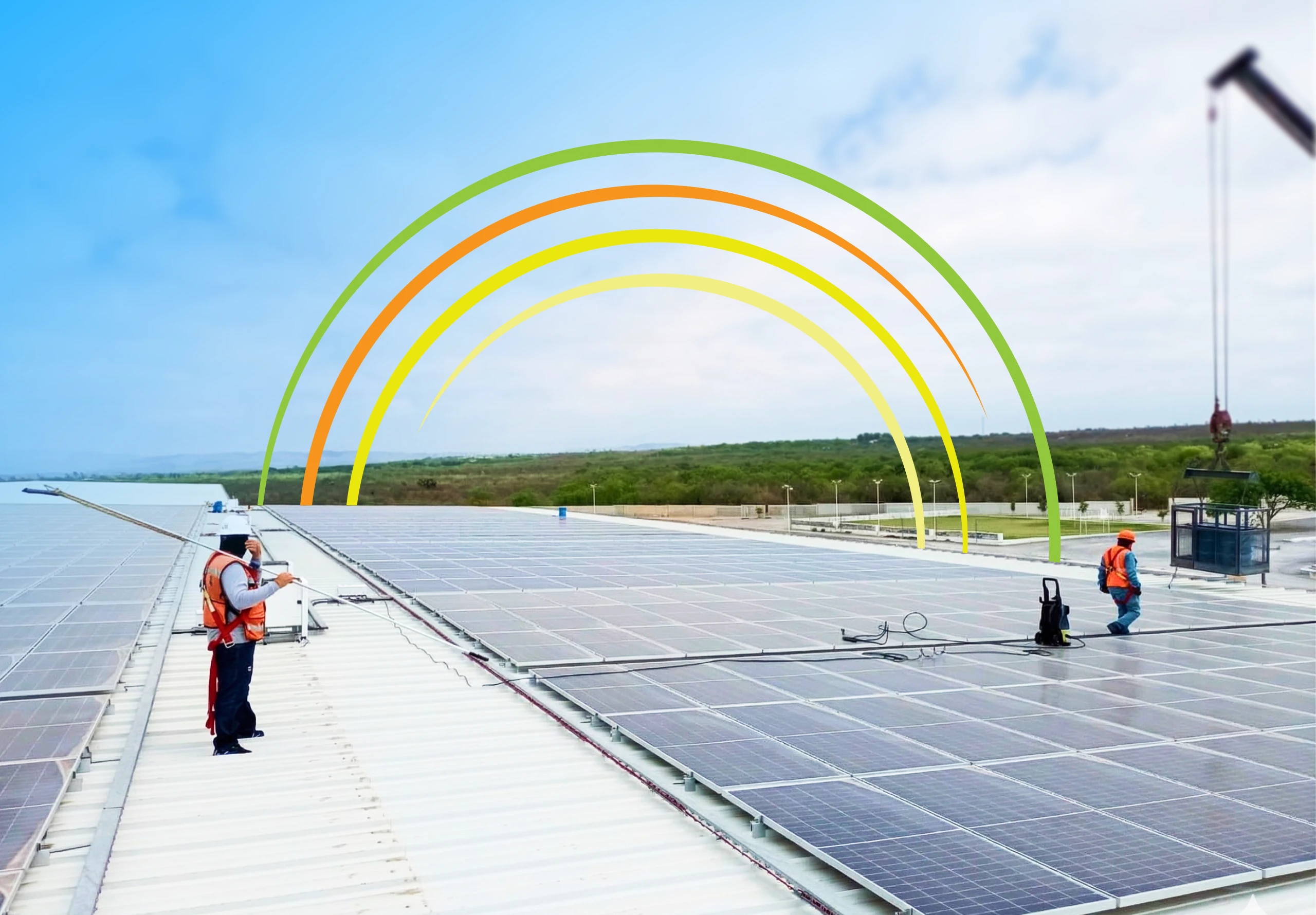 PANELES SOLARES EN PROYECTO EMMI