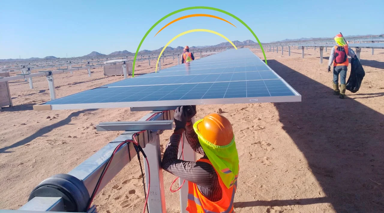 Construcción Parque Fotovoltaico Puerto Libertad